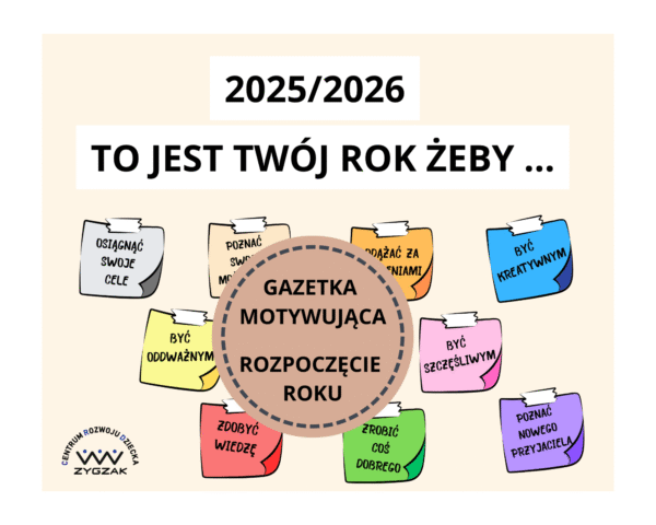 Gazetka motywująca - rozpoczęcie roku szkolnego